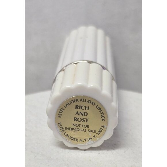 Vtg Estee Lauder All Day Lipstick Rich And Rosy Make-Up Beauty NOS DRY - Picture 3 of 3